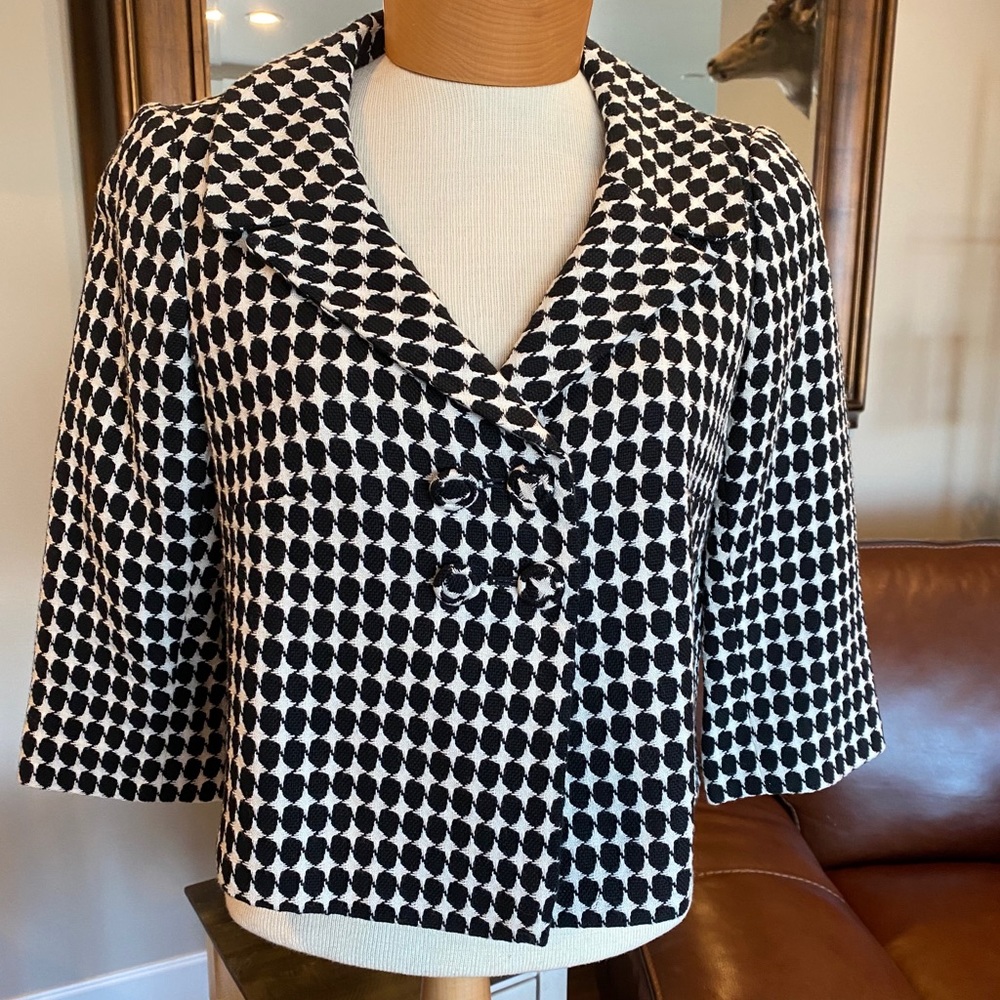 Loft black and white blazer 8p - Picture 1 of 8